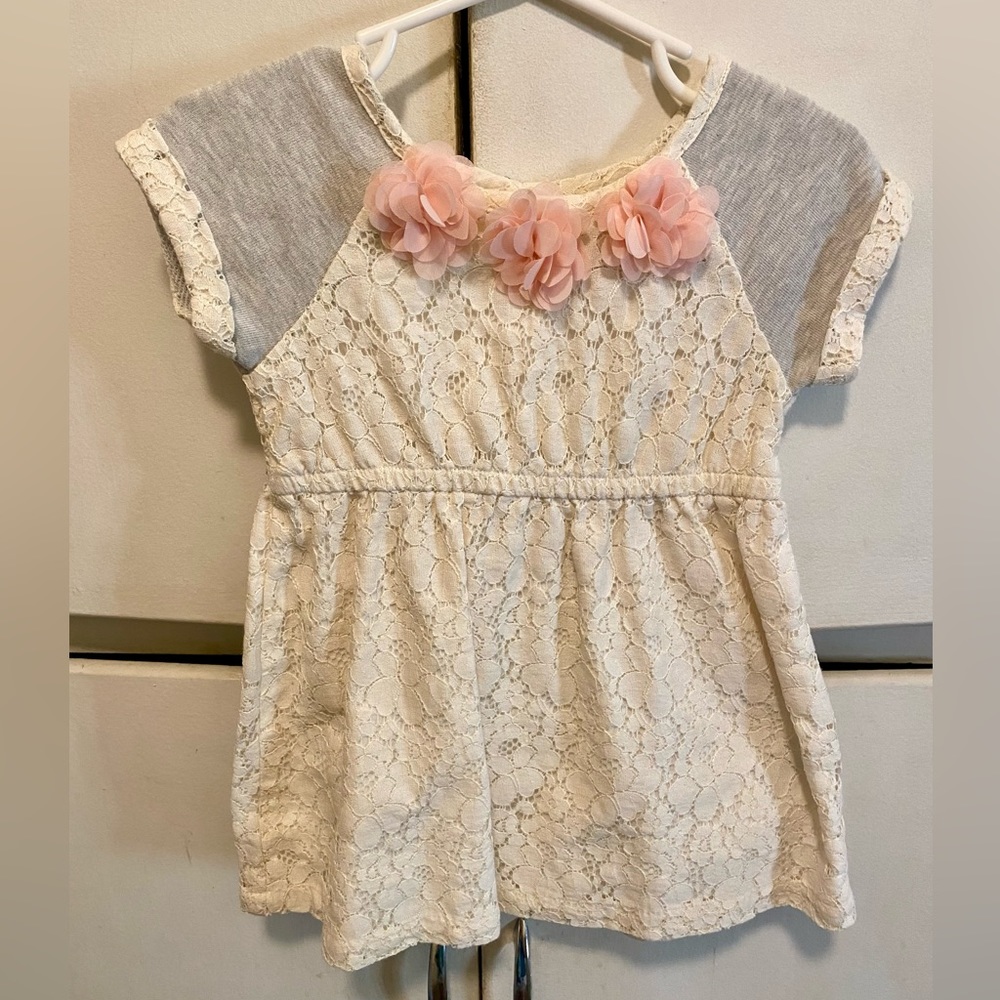 18m white lace dress